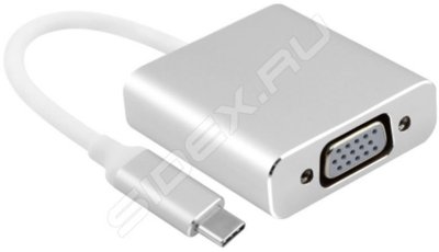    USB 3.1 Type-C(M) - VGA(F) 0.2  (VCOM CU421M) ()
