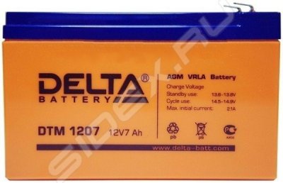      Delta DTM 1207 (12A, 7.2AH)