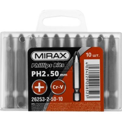    MIRAX PH2 E 1/4"  50  10 