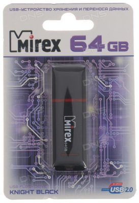   USB Flash Mirex Knight Black 64 