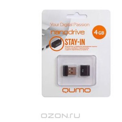    QUMO Nano 4GB, Black
