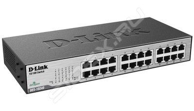     D-Link DES-1024D/F1A 24-port UTP 10/100Mbps Auto-sensing, Stand-alon