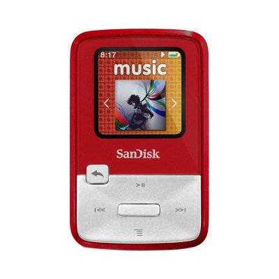    Sandisk Sansa Clip Zip - 4Gb Red SDMX22-004G-E46R
