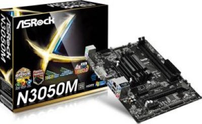   .  ASRock N3050M (Intel N3050, SODIMM 2*DDR3, PCI-E1x, D-SUB, DVI, HDMI, SATA III, GB Lan, U