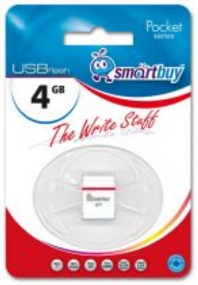   Smart Buy SB8GBPoc W  USB 2.0 8GB Pocket series White