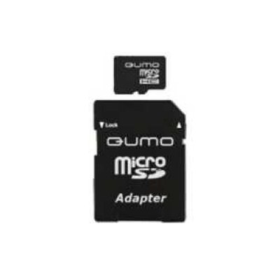     MicroSDHC 16GB QUMO Class10 + adp [QM16GMICSDHC10]