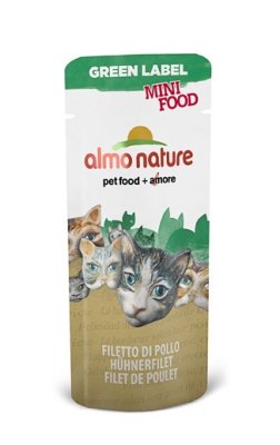  Almo Nature 3     " ", 99%  (Green Label Mini Food Chicken Fillet)