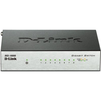    D-LINK DGS-1008D 8 ports 10/100/1000Base