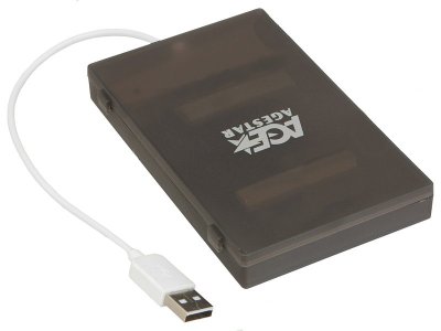     HDD 2.5" AgeStar SCB2A8 USB2.0 + eSATA, SATA, Backup function, Black