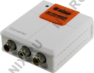    Greenconnection (GC-AV2HD) AV to HDMI Converter (RTL) (HDMI out, RCA in)