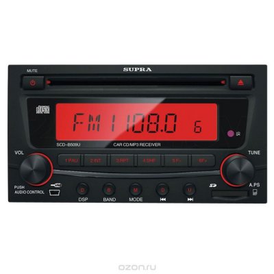   Supra SCD-B509U, Black  CD/MP3