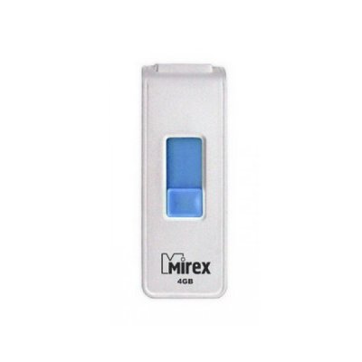   - USB Flash Drive 4Gb - Mirex Shot White 13600-FMUWST04