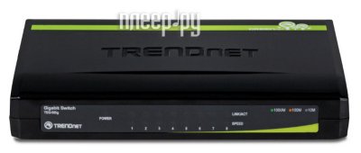   TRENDnet (TEG-S8g) 8-port Gigabit GREENnet Switch (8UTP 10/100/1000 Mbps)
