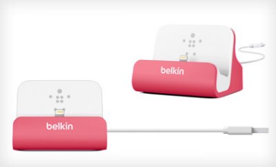    - Belkin ChargeSync Dock  iPhone 5 Pink F8J045btPNK