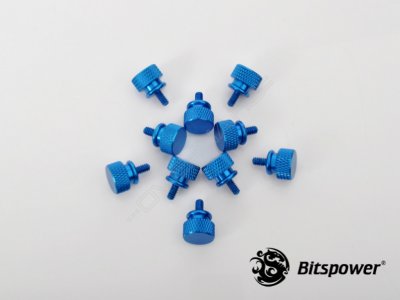    Bitspower Thumb Screw, Blue