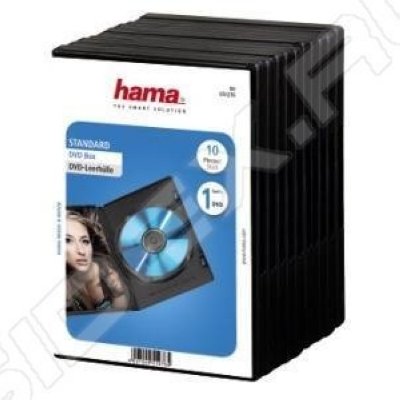    Hama H-51276 Jewel Case  DVD 10 .  