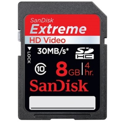     SanDisk (SDSDQXP-008G-X46) microSecureDigital High Capacity Memory Card 8Gb Class10 UHS