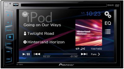    Pioneer AVH-180G 6.2" USB MP3 CD DVD FM RDS 2DIN 4x50  