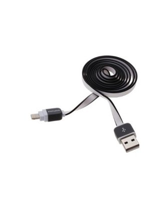     Exployd USB 2.0 to Lightning 1m Black-White EX-K-00039