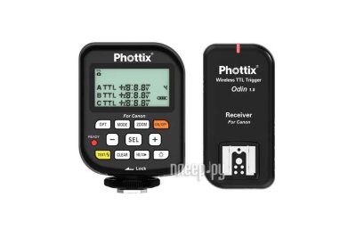   Phottix  Phottix Odin TTL Canon v1.5 Transmitter/Reciever 89060