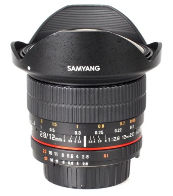    Samyang Nikon MF 12 mm f/2.8 AE ED AS Fisheye
