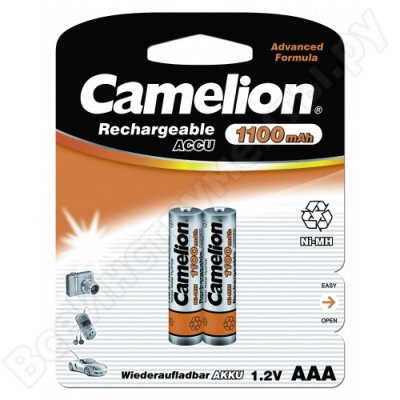    Camelion 1.2  AAA-1100mAh Ni-Mh BL-2, 7372
