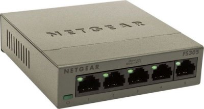   NETGEAR FS305-100PES   5 x 10/100 Mbps switch,  