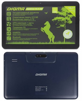   Digma Optima 10.4 3G Dark-Blue 308021 (Spreadtrum SC7731 1.2 GHz/512Mb/8Gb/3G/Wi-Fi/Bluetoot