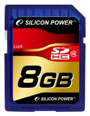     Micro Secure Digital Card 8Gb SDHC Class10 Silicon Power+  Retail