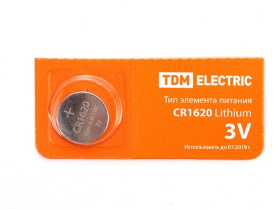    CR1620 - TDM-Electric Lithium 3V BP-5 SQ1702-0026 (1 )