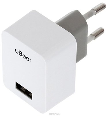   uBear 1 USB Wall Charger 1.0 , White   