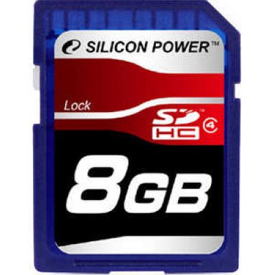     SD 8Gb Silicon Power (SP008GBSDH004V10) SDHC Class 4