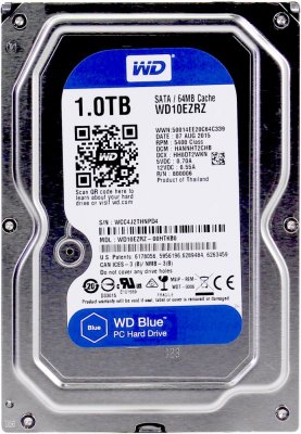     HDD 1000Gb SATA-III WD Blue [WD10EZRZ, 5400rpm, 64Mb]