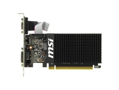    MSI 2Gb PCI-E DDR-3 V809 GT710 2GD3H LP (RTL) D-Sub+DVI+HDMI GeForce GT710
