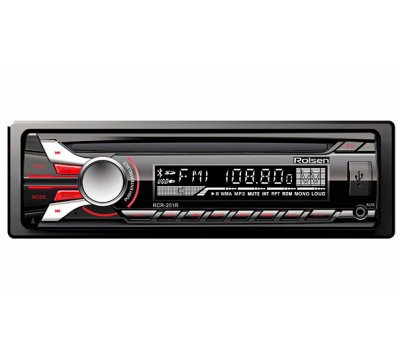    Rolsen RCR-251R  USB MP3 FM SD MMC 1DIN 4x45  