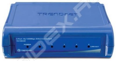    TrendNet TE100-S5 5-Port 10/100Mbps Fast Ethernet Switch