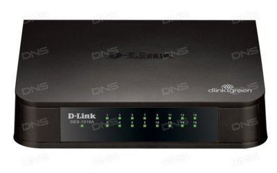    D-Link DES-1016A/C1   16  10/100Base-TX, Compact plastic case