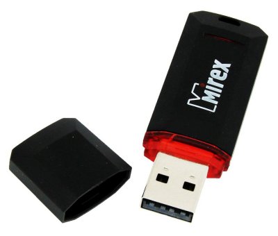   - USB Flash Drive 16Gb - Mirex Knight Black 13600-FMUKNT16