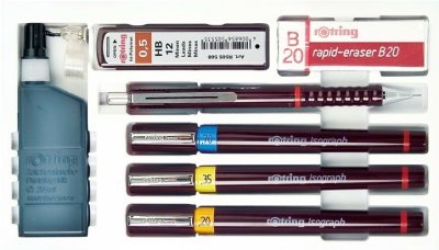     Rotring College Set 0.20/0.40/0.80  3  +  Tikky 0.5   4  S07