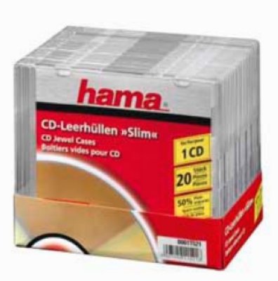    Hama H-11521   CD  Slim Box 20 . 