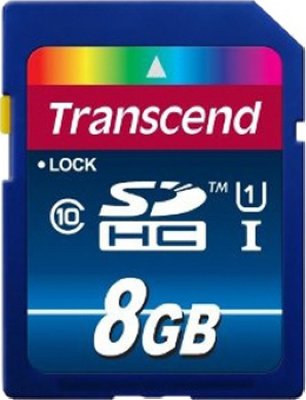     SecureDigital SecureDigital 8Gb Transcend SDHC UHS-I Class10 SD3.0 Premium 300X (TS8GSD