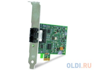     Allied Telesis (AT-2711FX/SC) 100Mbps Fast Ethernet PCI-Express Fiber Adapter Card; SC