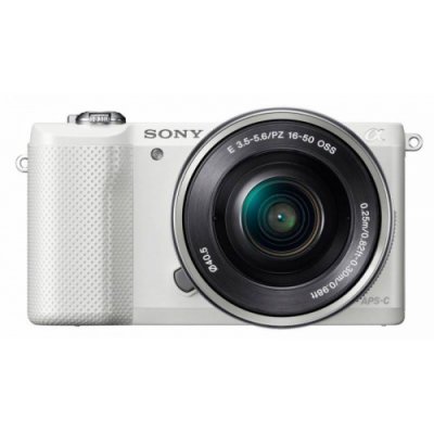    Sony ILCE A5000LW white 20.1Mpix 16-50mm 3" SDXC SDHC -  