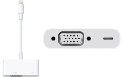   - Apple Lightning to VGA Adapter MD825ZM/A     iPad, iPhone 