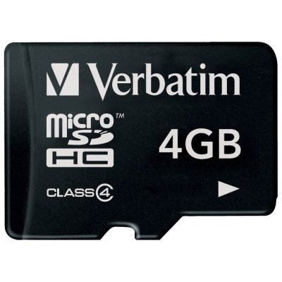     microSD 4GB Verbatim microSDHC Class 6