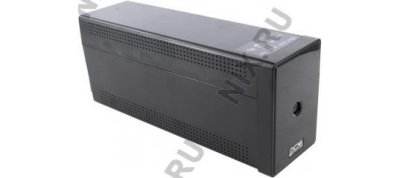   UPS 650VA PowerCom Phantom Black (PTM-650AP USB)+USB+  /RJ45