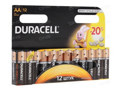    Duracell Basic (AA, Alkaline, 12 )