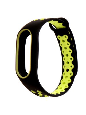    Activ for Xiaomi Mi Band 2 Sport N Silicone Black-Green 83784