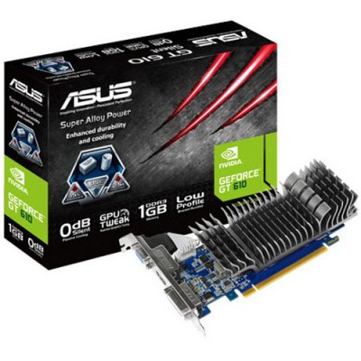   ASUS GT610/SL/1GD3(LP)  PCI-E GeForce GT610 Low Profile 1Gb GDDR3 64bit 40  810/1200MHz