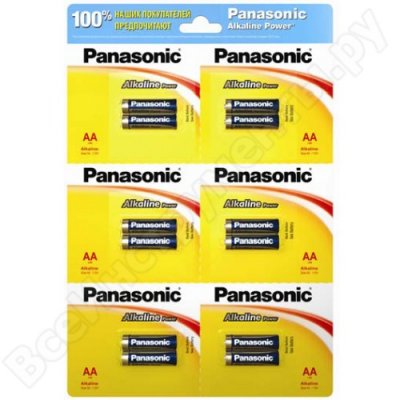    Panasonic LR 06 Alkaline Power/12BP, 10359